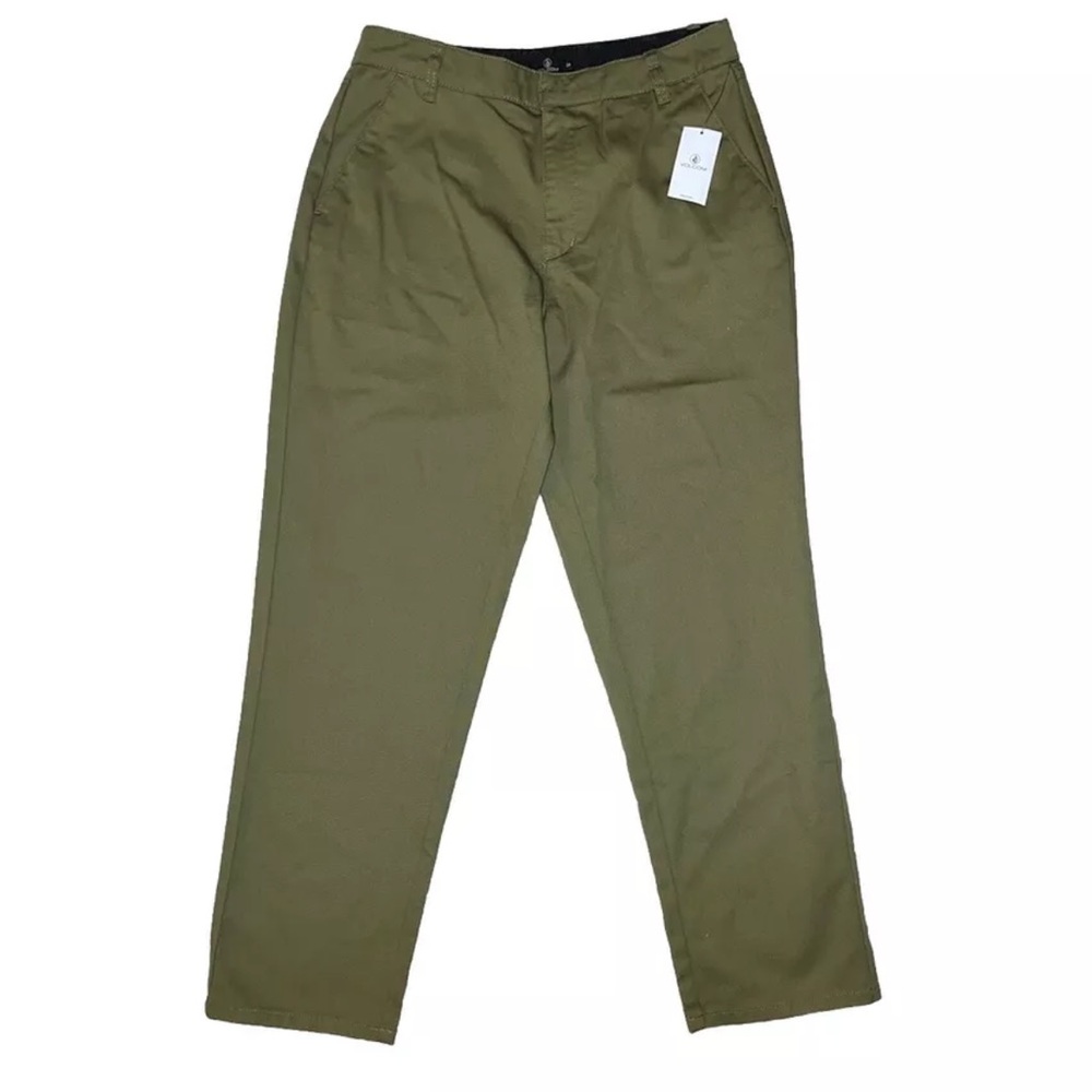 Volcom Olive Green Chickie High Rosr Pants NWT Women’s 28